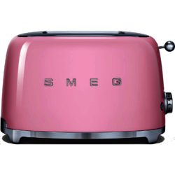 Smeg TSF01PKUK 50s Style 2 Slice Toaster in Pink